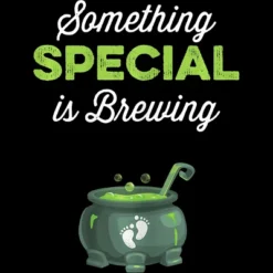 Junior's Design By Humans Halloween Pregnancy Shirt Mom To Be Something Is Brewing By VitMon T-Shirt