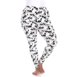 Women's Plus Size Super Soft Midi-Rise Printed Leggings - One Size Fits Most Plus - White Mark -Agnes Orinda Shop GUEST 08374da7 9e44 45b9 a697 5b9f97007104