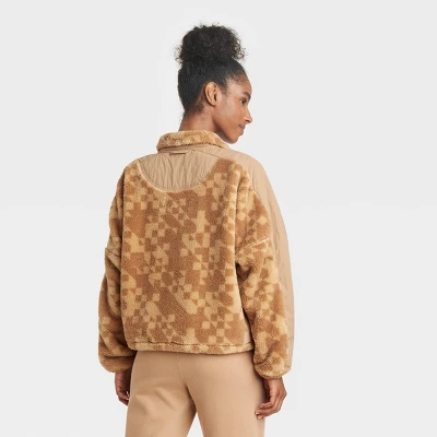 Women's Printed High Pile Fleece Jacket - JoyLab™ 1 Women's Printed High Pile Fleece Jacket - JoyLab™