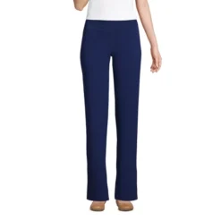 Lands' End Women's Starfish Mid Rise Straight Leg Elastic Waist Pull On Pants -Agnes Orinda Shop GUEST 0d9f862d a952 4080 951d dcd89a2f2b30