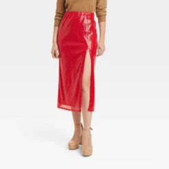 Women's Sequin A-Line Midi Skirt - A New Day™ Red 6 Women's Sequin A-Line Midi Skirt - A New Day™ Red -Agnes Orinda Shop GUEST 10dcd4a9 550a 466c 8a0a 26ce5de26d4c