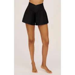90 Degree By Reflex Womens Woven Crossfire Short With Crossover Waist And Built-in Shorts -Agnes Orinda Shop GUEST 1356ff01 156c 484a b80f 572a2f46e2ac
