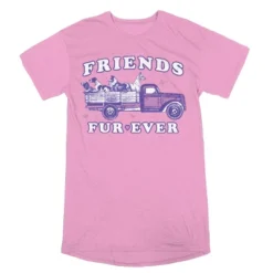 Bioworld Friends Fur-Ever Crew Neck Short Sleeve Pink Heather Women's Night Shirt 5 Bioworld Friends Fur-Ever Crew Neck Short Sleeve Pink Heather Women's Night Shirt -Agnes Orinda Shop GUEST 155fdf94 c4d9 461b 8bb5 1631de873d00