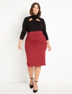 ELOQUII Women’s Plus Size Neoprene Pencil Skirt -Agnes Orinda Shop GUEST 1632cc44 ebbb 4ff0 b67f df4a23bffb77
