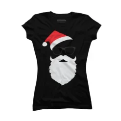Junior's Design By Humans Hipster Santa Face With Hat Beard & Glasses Christmas By TronicTees T-Shirt 6 Junior's Design By Humans Hipster Santa Face With Hat Beard & Glasses Christmas By TronicTees T-Shirt -Agnes Orinda Shop GUEST 1884be79 83d0 4261 88e0 4f8daa77efe3