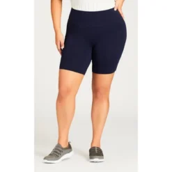 Women's Plus Size Supima® Bike Short - Navy | AVENUE 5 Women's Plus Size Supima® Bike Short - Navy | AVENUE -Agnes Orinda Shop GUEST 1890c34f 1e87 4ead a8c6 5990374c8431