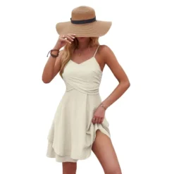 Women's Wrap Ruffled Mini Dress - Cupshe -Agnes Orinda Shop GUEST 197b5c70 c23c 4bdc bb5f 0b6d84588713