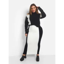 Rebdolls Women's Bernadette Knit Maxi Bodycon Skirt