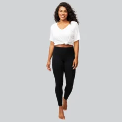 Hanes EcoSmart Women's High-Waist Cotton Blend Shaping Leggings - Black -Agnes Orinda Shop GUEST 2a7bfdf0 bd98 4685 9f20 67f4076f9adb
