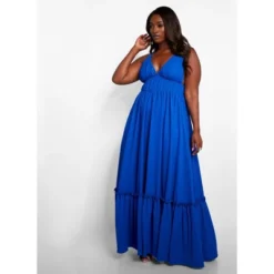 Rebdolls Women's Sasha Tiered Maxi A Line Dress - Royal Blue -Agnes Orinda Shop GUEST 2a8fe10e 14fa 4dc1 872c 6434be62f2d9