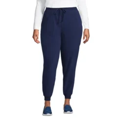 Lands' End Women's Tie Waist T100 Fleece Jogger Pants -Agnes Orinda Shop GUEST 305c964a 09f9 478a 848b 45037fd9131a