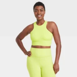 Women's Medium Support Seamless High-Neck Sports Bra - All In Motion™ -Agnes Orinda Shop GUEST 36631a09 b655 4e2a 9557 719ae8143ad8