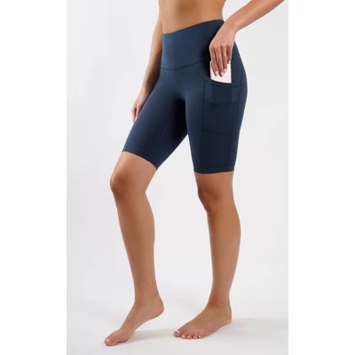 Yogalicious Womens Lux Polygiene Tribeca 9" High Waist Side Pocket Bike Short 7 Yogalicious Womens Lux Polygiene Tribeca 9" High Waist Side Pocket Bike Short - Image 7