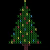 Junior's Design By Humans Christmas Tree Cross Stitch By BettySue T-Shirt