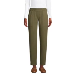 Lands' End Women's Starfish Mid Rise Elastic Waist Pull On Utility Ankle Pants 8 Lands' End Women's Starfish Mid Rise Elastic Waist Pull On Utility Ankle Pants -Agnes Orinda Shop GUEST 38fa88e9 6790 40c0 a49c 9a3819755a3b