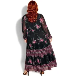 Women's Plus Size Pippa Maxi Dress - Black | CITY CHIC
