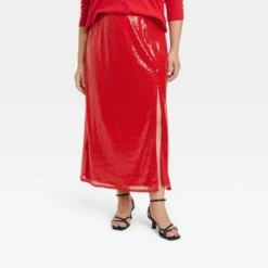 Women's Sequin A-Line Midi Skirt - A New Day™ Red 7 Women's Sequin A-Line Midi Skirt - A New Day™ Red -Agnes Orinda Shop GUEST 3a892994 3a94 456b abd6 71fcb518c653