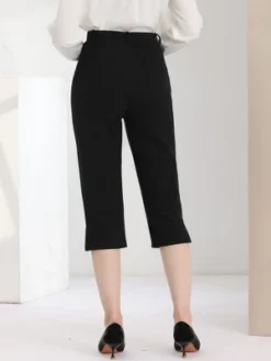 Allegra K Women's Casual High-Waisted Cropped Slim Split Capris Work Pants 7 Allegra K Women's Casual High-Waisted Cropped Slim Split Capris Work Pants -Agnes Orinda Shop GUEST 3be9dffa 9608 4b9f 8458 c34722e16250