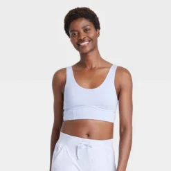 Women's Light Support Brushed Sculpt Bold Stitch Sports Bra - All In Motion™ -Agnes Orinda Shop GUEST 40c589d2 9416 443a 80a9 5ce524875d99