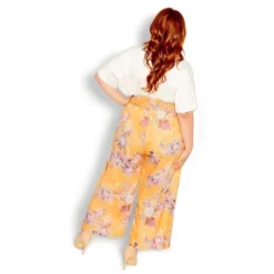 Women's Plus Size Lisbon Pant - Gold Lisbon | CITY CHIC