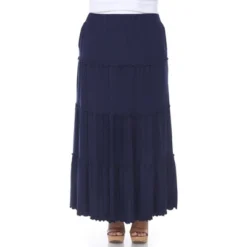 Plus Size Tiered Maxi Skirt -Agnes Orinda Shop GUEST 46aa7f96 295b 4fb6 b7cc 87d95b1f88ac