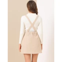 Allegra K Women's Corduroy Mini V Neck Vintage A-Line Bib Overall Pinafore Skirts 16 Allegra K Women's Corduroy Mini V Neck Vintage A-Line Bib Overall Pinafore Skirts -Agnes Orinda Shop GUEST 4a63cc47 ca9e 4701 acef a51292b018e1