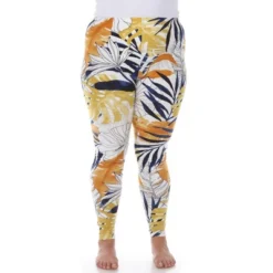 Plus Size Super Soft Tropical Printed Leggings -Agnes Orinda Shop GUEST 4da9bb12 593f 4e69 b930 71378eb0c580