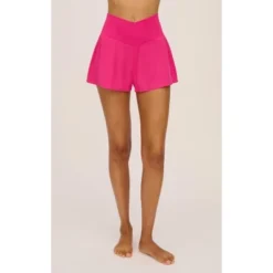 90 Degree By Reflex Womens Woven Crossfire Short With Crossover Waist And Built-in Shorts -Agnes Orinda Shop GUEST 4fb3d339 2ce0 4123 be23 dcd6361a464c