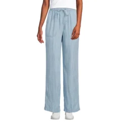 Lands' End Women's Tencel High Rise Wide Leg Pants -Agnes Orinda Shop GUEST 4fe7128b 0e11 43b3 8eba 0f474f06ca31