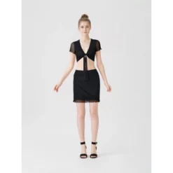 Women's Coastal Cowgirl Layered Mini Skirt -Agnes Orinda Shop GUEST 535efee4 60fc 44f3 8c94 a2f9f3ee91a7