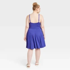 Women's Flared Midi Skater Dress - Ava & Viv™