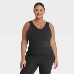 Women's Light Support V-Neck Cropped Sports Bra - All In Motion™ -Agnes Orinda Shop GUEST 5a4d2acd f8fe 4e89 ac9d f9dfabd791dc