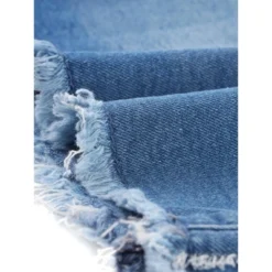 Agnes Orinda Women's Plus Size Denim Asymmetrical Slit Fashion Pockets Raw Hem Mini Skirts -Agnes Orinda Shop GUEST 5b64fe72 dda0 4617 9357 82cf27bde38b