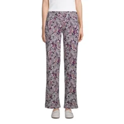 Lands' End Women's Starfish Mid Rise Straight Leg Elastic Waist Pull On Pants -Agnes Orinda Shop GUEST 5bed1563 a30f 44a3 8f62 5d1ca4f471ba