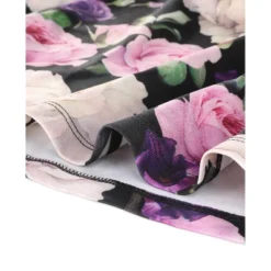 Agnes Orinda Women's Plus Size Deep V Neck Above Knee Cap Sleeve Floral Dress -Agnes Orinda Shop GUEST 5c0a2ecd e9ec 4e5c 953a 8fe214f67e3a