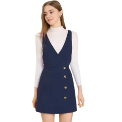 Allegra K Women's Corduroy Mini V Neck Vintage A-Line Bib Overall Pinafore Skirts 21 Allegra K Women's Corduroy Mini V Neck Vintage A-Line Bib Overall Pinafore Skirts -Agnes Orinda Shop GUEST 5da5b2f8 ef7a 45ef 86bf 94a64c46fd5d