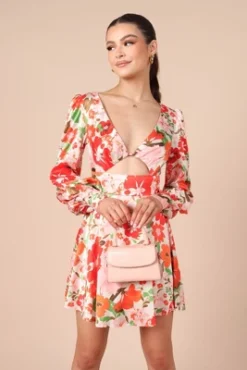 Petal And Pup Womens Tanaya Puff Sleeve Skater Skirt Mini Dress -Agnes Orinda Shop GUEST 60dfaa86 299b 4571 a0bb bad79d0e84c0