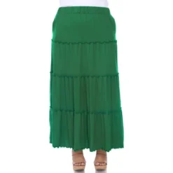 Plus Size Tiered Maxi Skirt -Agnes Orinda Shop GUEST 61d01103 046e 4f6e a980 fd089b5a6634