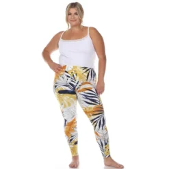 Plus Size Super Soft Tropical Printed Leggings -Agnes Orinda Shop GUEST 627f29bb 28aa 4734 9446 7ee9f7427a17