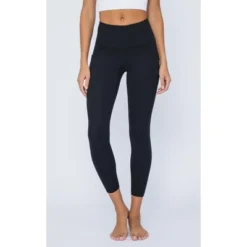 Yogalicious - Women's High Waist Side Pocket 7/8 Ankle Legging