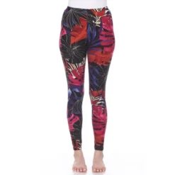 Women's Super Soft Tropical Printed Leggings - White Mark -Agnes Orinda Shop GUEST 661599b0 3107 40bc 9b56 06768cde7e40