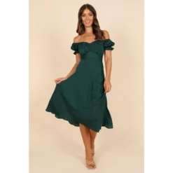 Petal And Pup Womens Mickenna Sweetheart Frill Midi Dress -Agnes Orinda Shop GUEST 685650ee 3e6f 47ff 8186 ae87936e46a7