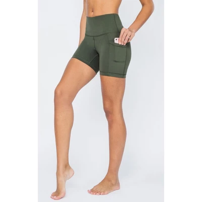 Yogalicious Womens Lux Polygiene Tribeca 9" High Waist Side Pocket Bike Short 8 Yogalicious Womens Lux Polygiene Tribeca 9" High Waist Side Pocket Bike Short - Image 8
