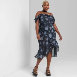 Women's Asymmetrical Midi Dress - Wild Fable™ -Agnes Orinda Shop GUEST 6d98e366 25eb 49b3 a7e1 ab4e431e0a0b