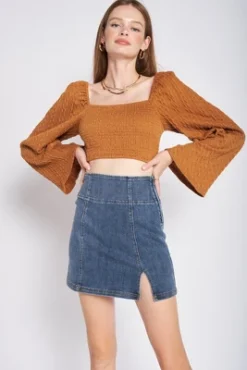 EMORY PARK Women's Jean Skirts Mini -Agnes Orinda Shop GUEST 6f37596a ce44 4780 af2b 4e3a45d42beb