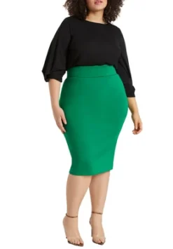 ELOQUII Women’s Plus Size Neoprene Pencil Skirt -Agnes Orinda Shop GUEST 707f177b e30b 4e4e bc36 961a7dcff80e