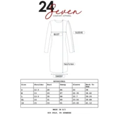 24seven Comfort Apparel Pink Abstract Long Sleeve Knee Length T Shirt Dress -Agnes Orinda Shop GUEST 724a850a 88df 48ba a22b 4769502c0eaf