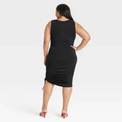 Women's Cowl Neck Mini Knit Bodycon Dress - Ava & Viv™