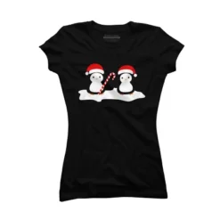 Junior's Design By Humans Christmas Penguins Are So Cute By Happinessinatee T-Shirt -Agnes Orinda Shop GUEST 73c1e71b 368e 47fe 8020 877476abf91e
