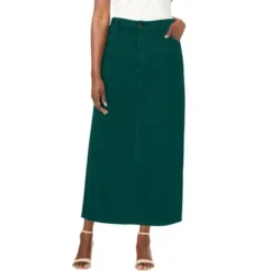 Jessica London Women’s Plus Size Classic Cotton Denim Midi Skirt -Agnes Orinda Shop GUEST 754b3764 486e 4201 8755 fe961a729755
